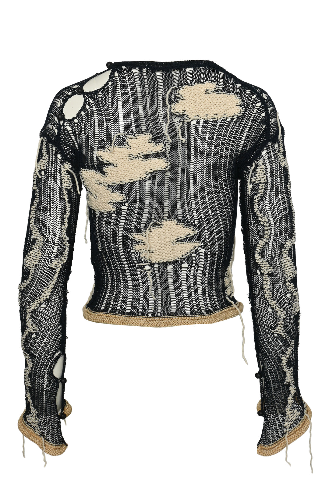 Acne Studios Size S Flower-Knit Crewneck Tops