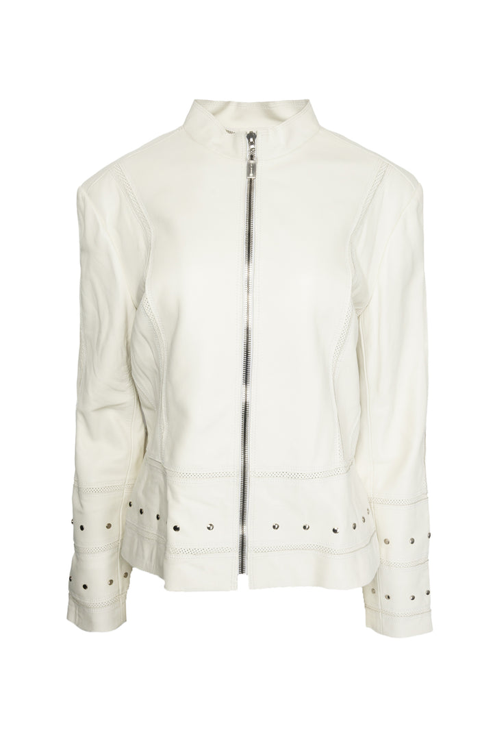 St John Sport Size XL Leather Jacket