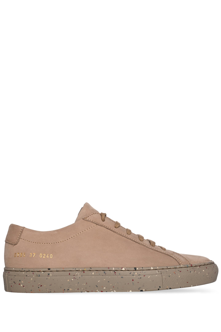 Common Projects Size 37 Achilles Low Nubuck Confetti Sneaker