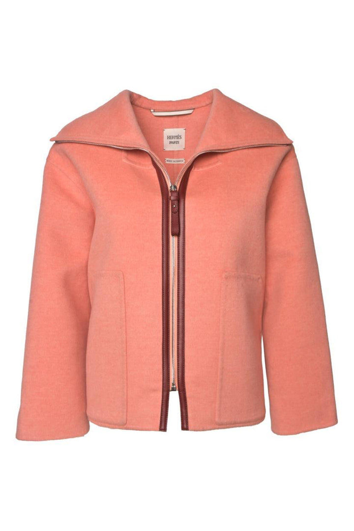 Hermes Size 34 Cashmere Zip-Up Jacket