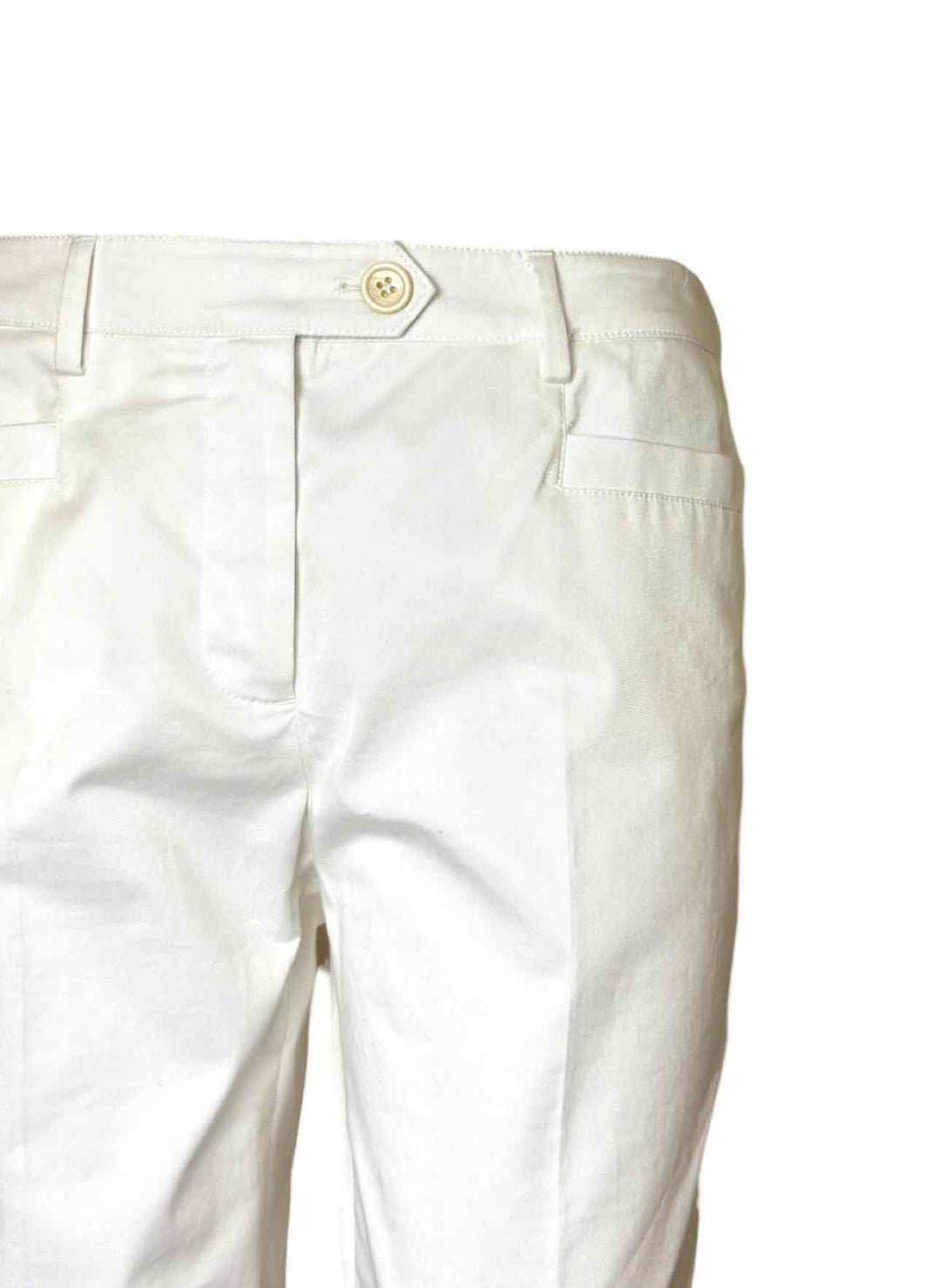 Prada Size 42 Cotton Tapered Leg  Pants