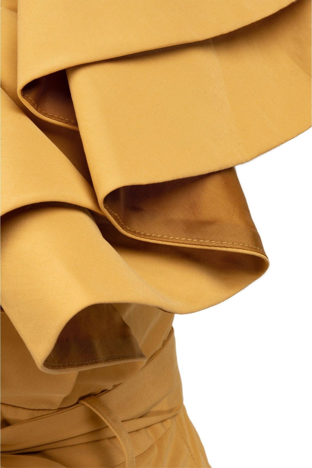 AMUR Size 2 Michalina Ruffled Trim Jumpsuit