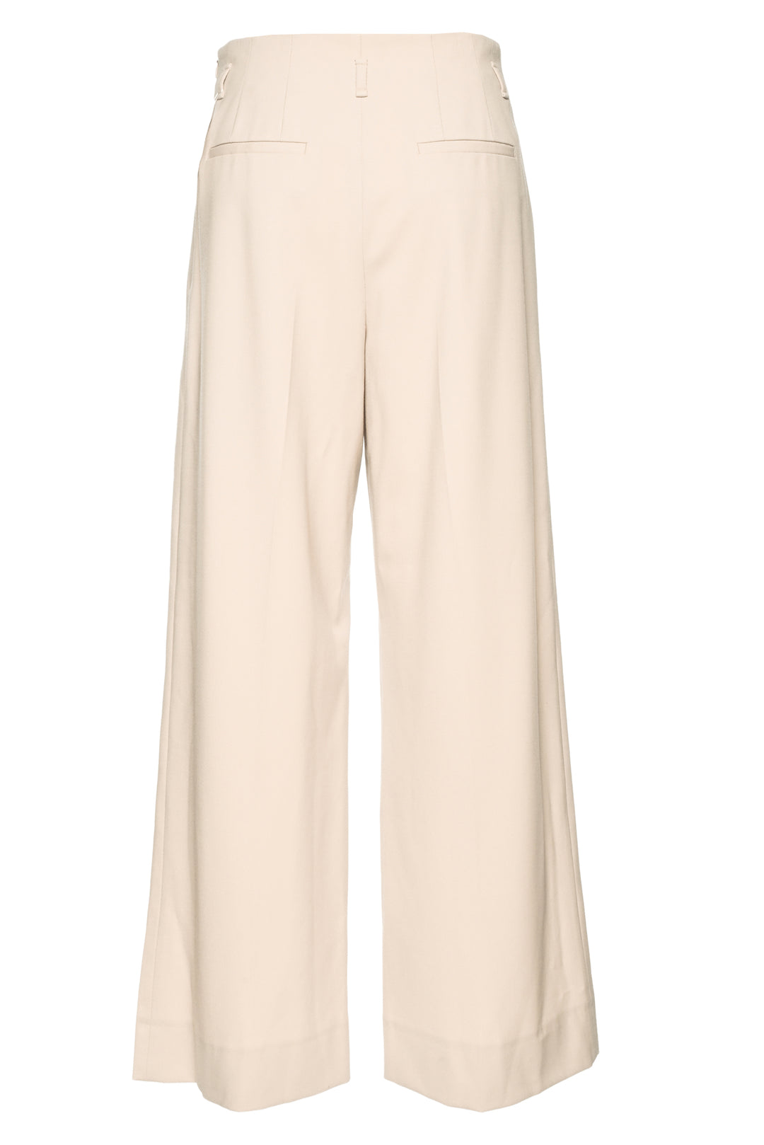 Hermes Size 4 Pleated Wool Wide Leg Pants