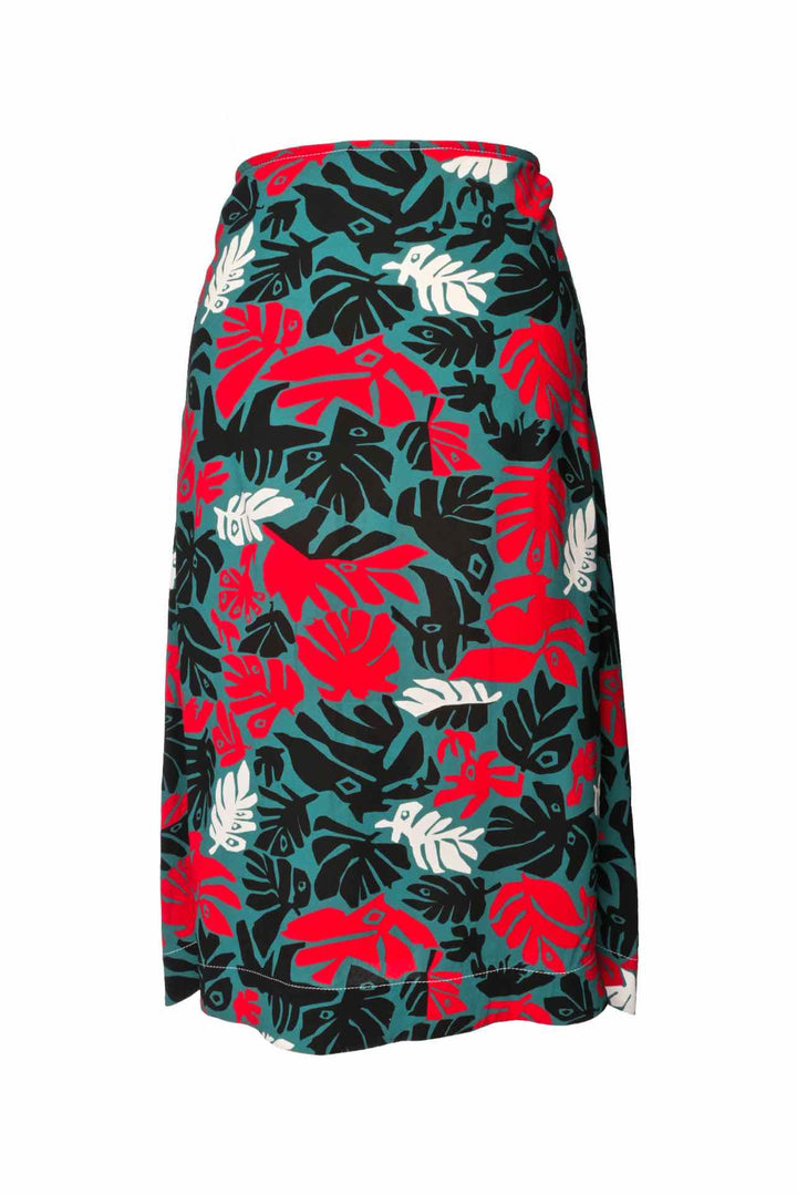 Marni Size 40 Printed Crepe Skirt