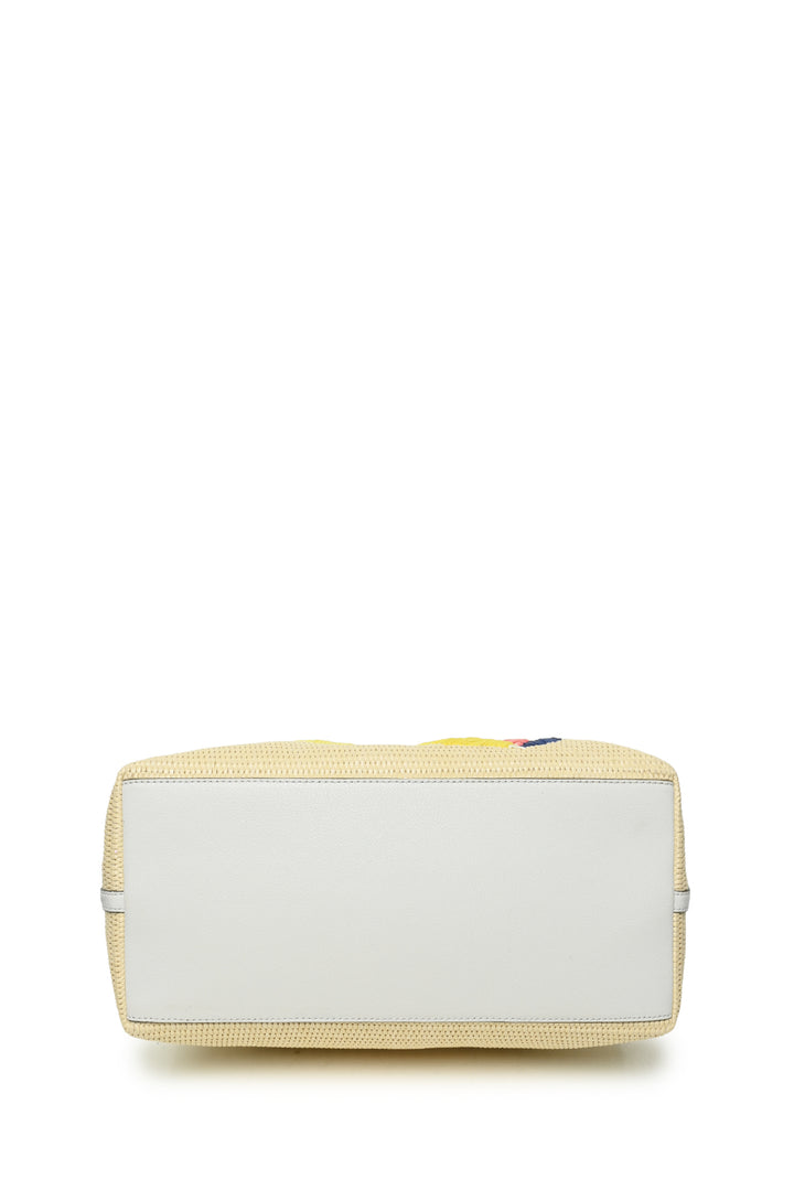 Kate Spade New York Ash Straw Lemon Zest Large Tote