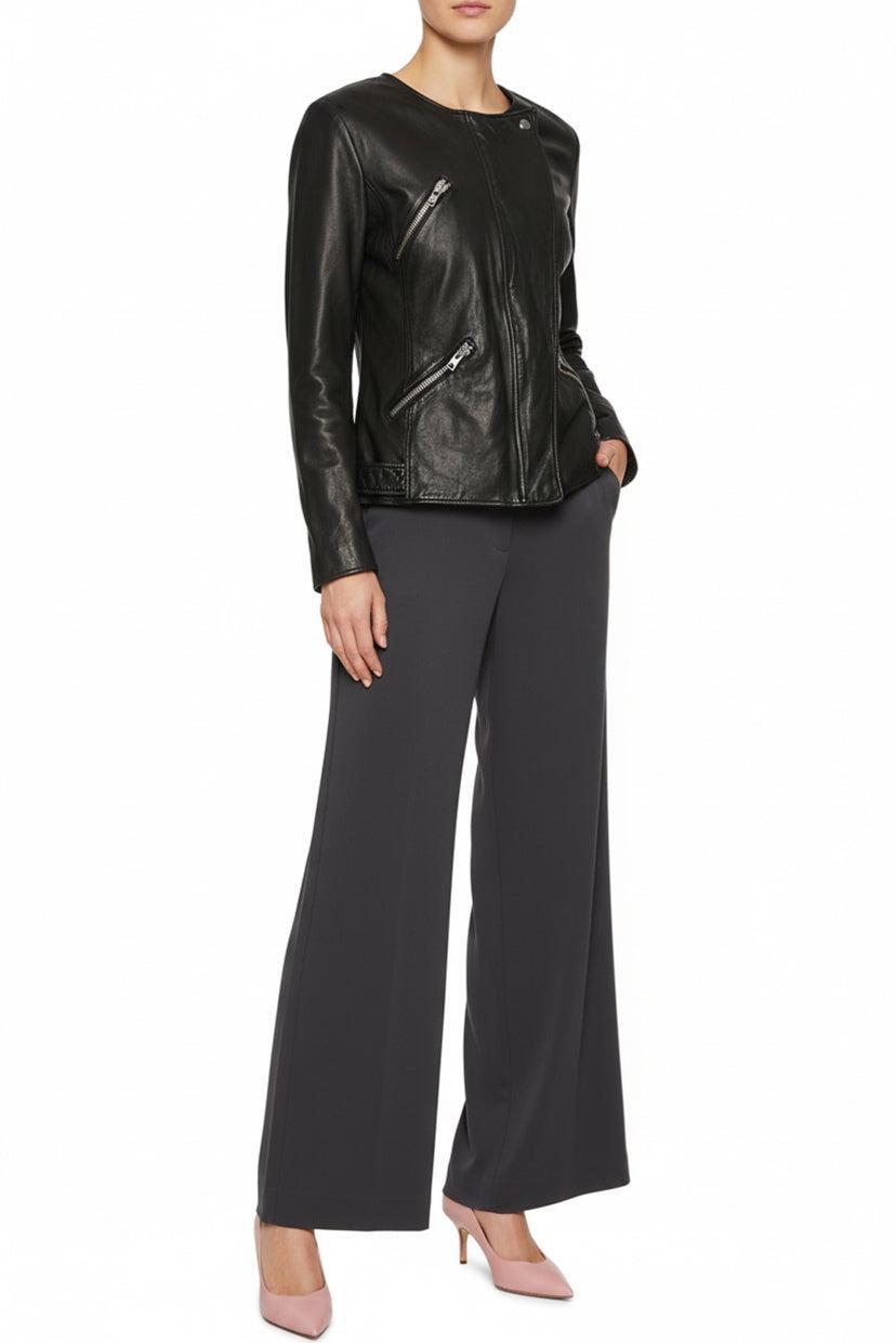 Isabel Marant Etoile Size 40 Leather Padded Moto Jacket