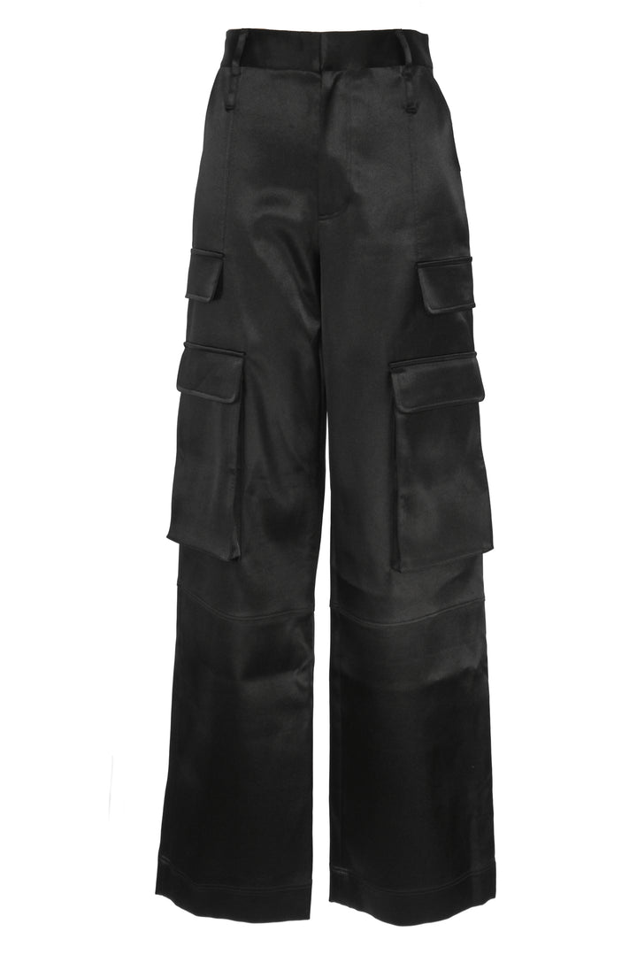 Frame Size 4 Satin Cargo Pants