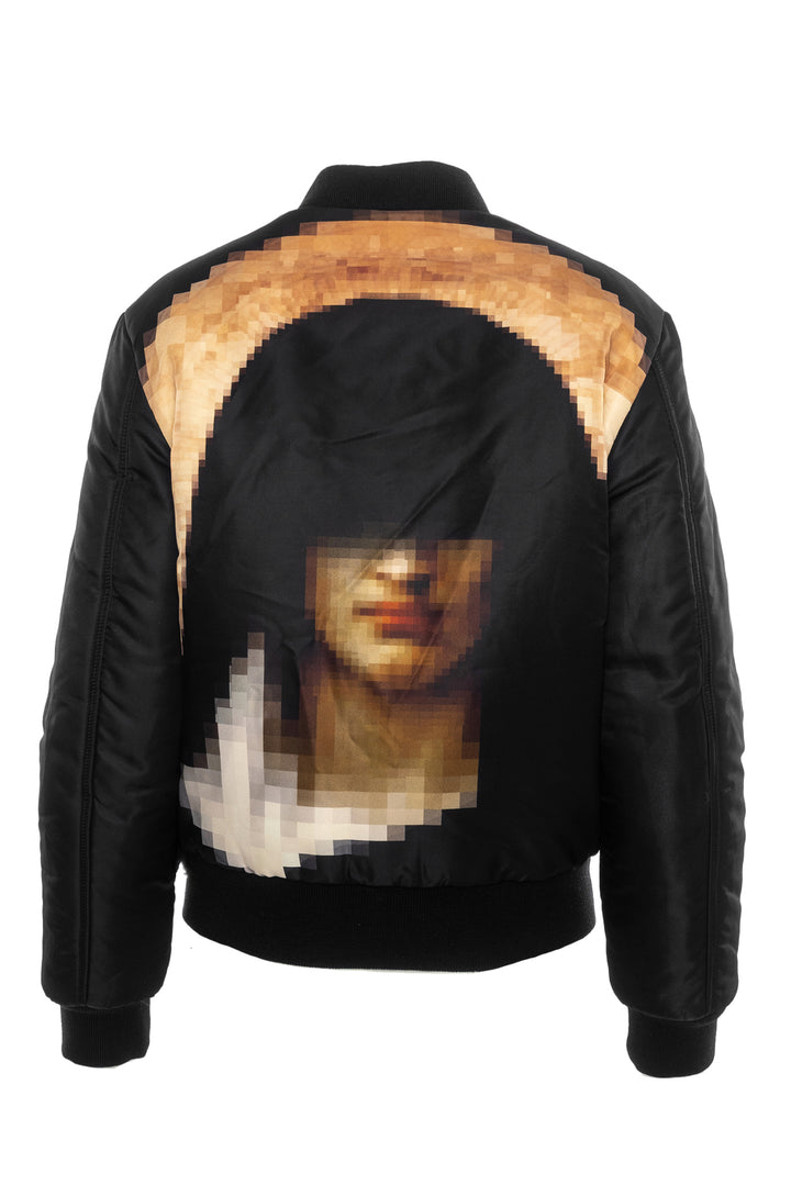 Givenchy Size 36 2014 Reversible Pixel Madonna Print Bomber Jacket