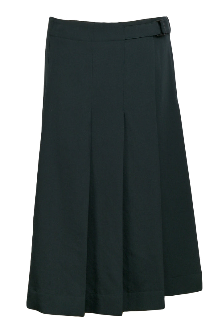 LEMAIRE Size 36 Pleated Wrap Midi Skirt