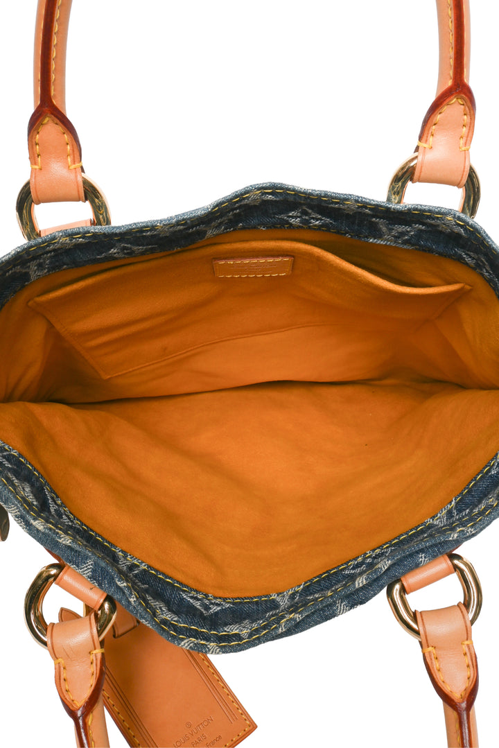Louis Vuitton Monogram Denim Sac Plat Tote