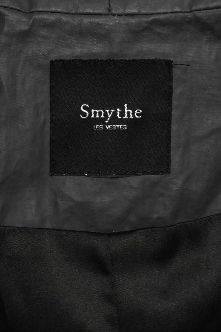 Smythe Size OS Asymmetrical Zip Rain Coat