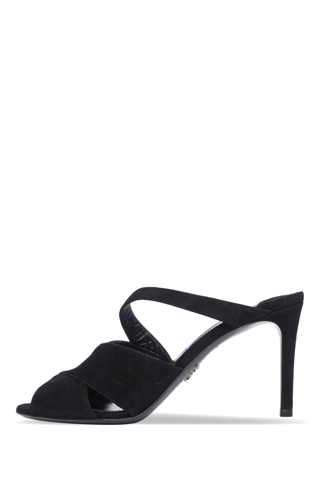 Prada Size 36.5 Suede Mules Sandals