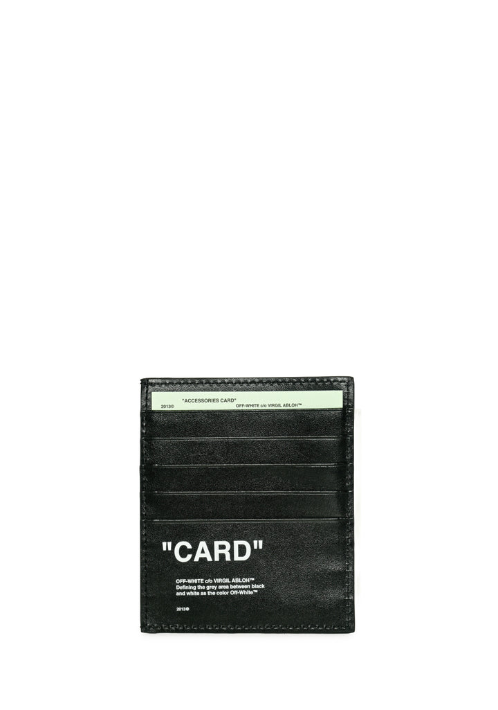 Off White Quote Card Holder