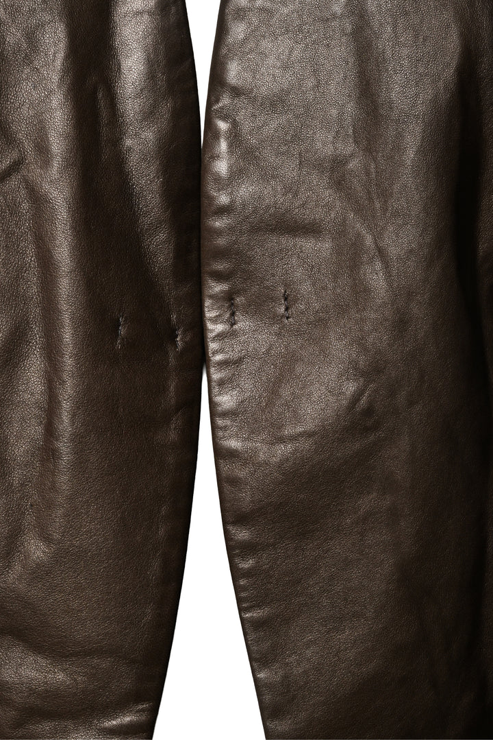 Brunello Cucinelli Size 42 Cropped Leather Jacket