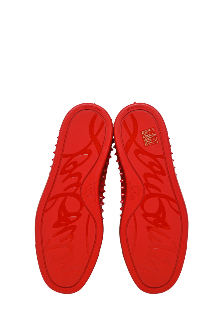 Mens Shoe Size 41.5 Christian Louboutin Men's Pik Boat Suede Sneakers