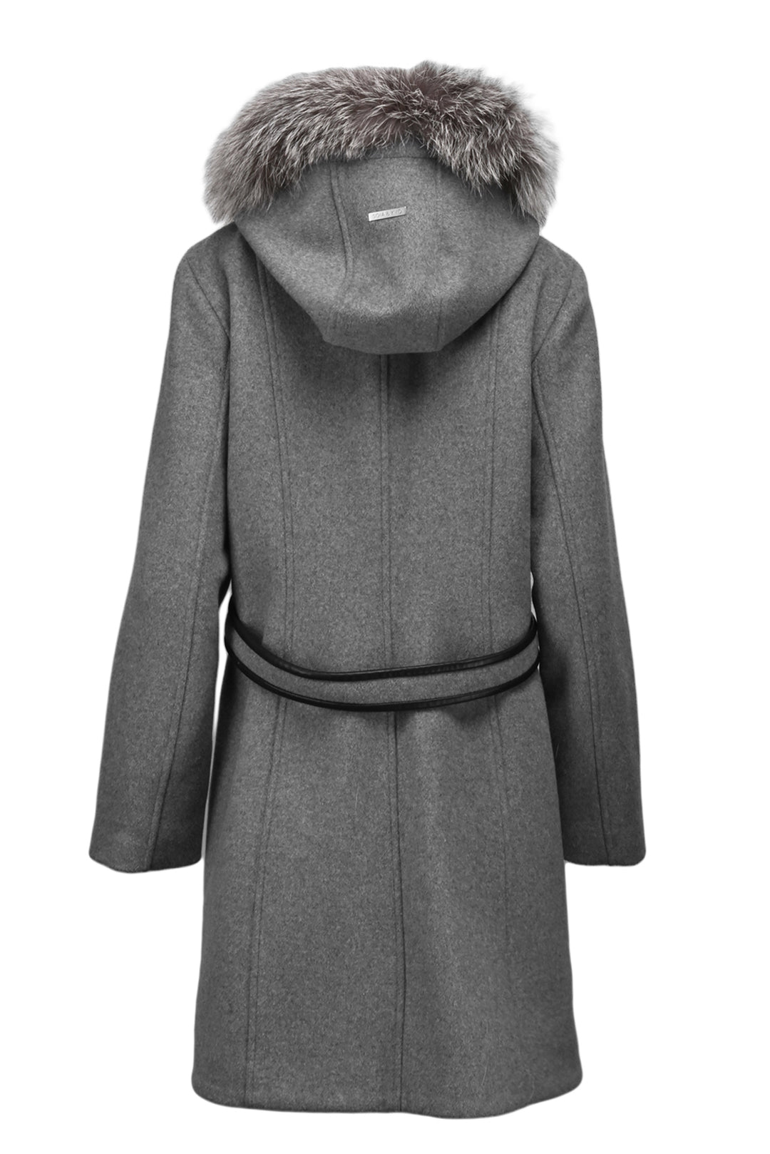 Soia  & Kyo Size XL Charlena-Fx Hooded Wool Coat