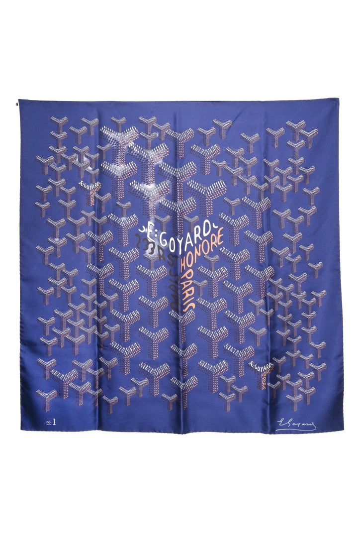 Goyard No 1 Goyardine Silk Scarf