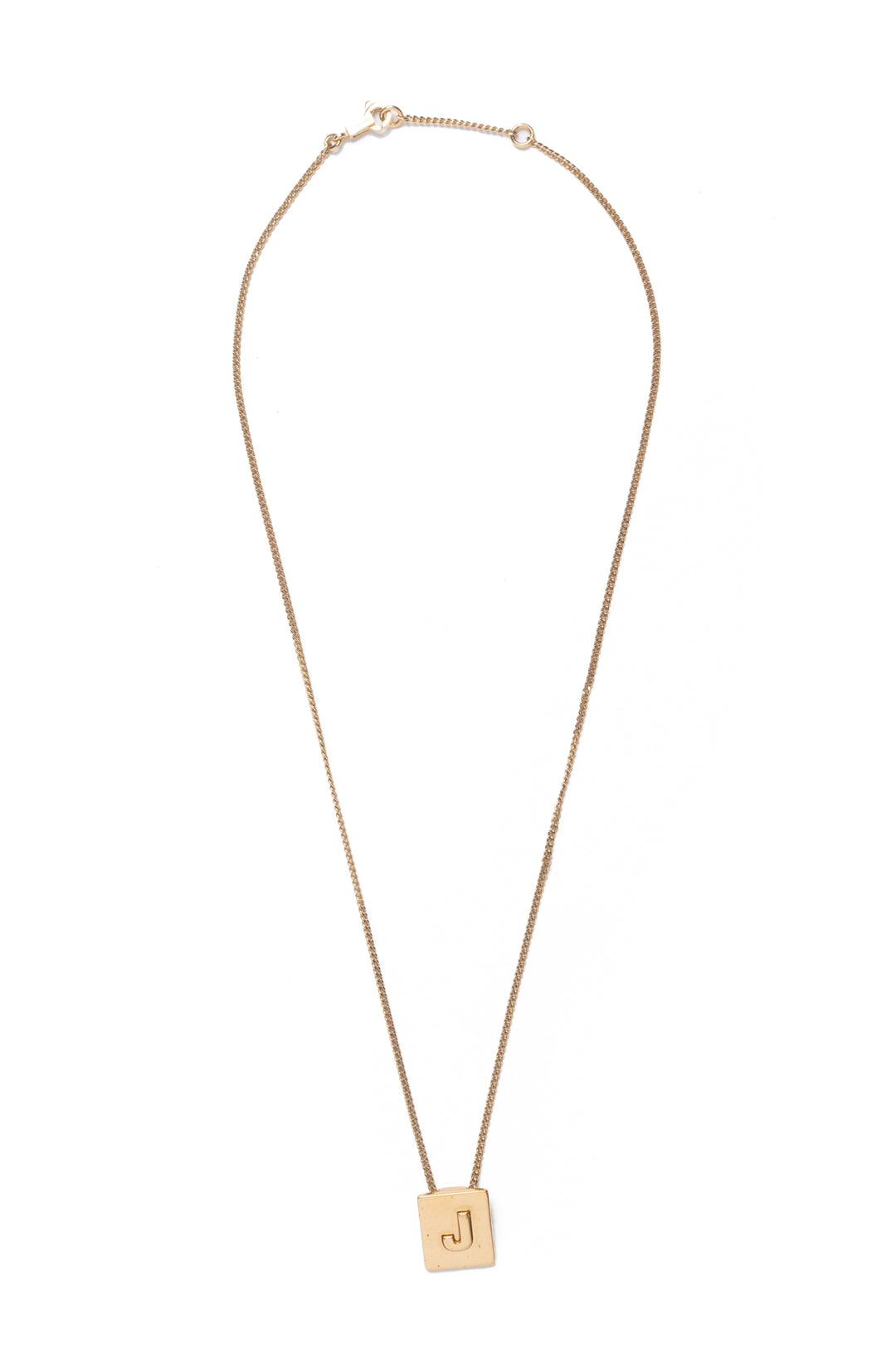 Celine Alphabet J Necklace