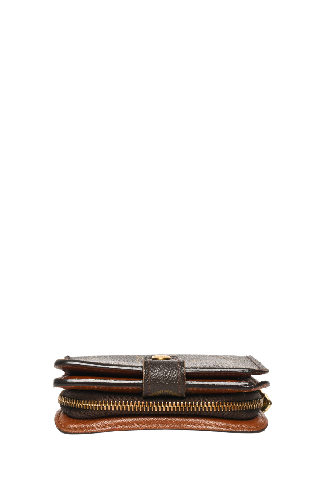 Louis Vuitton 2002 Monogram Coated Canvas Zippy Compact Wallet