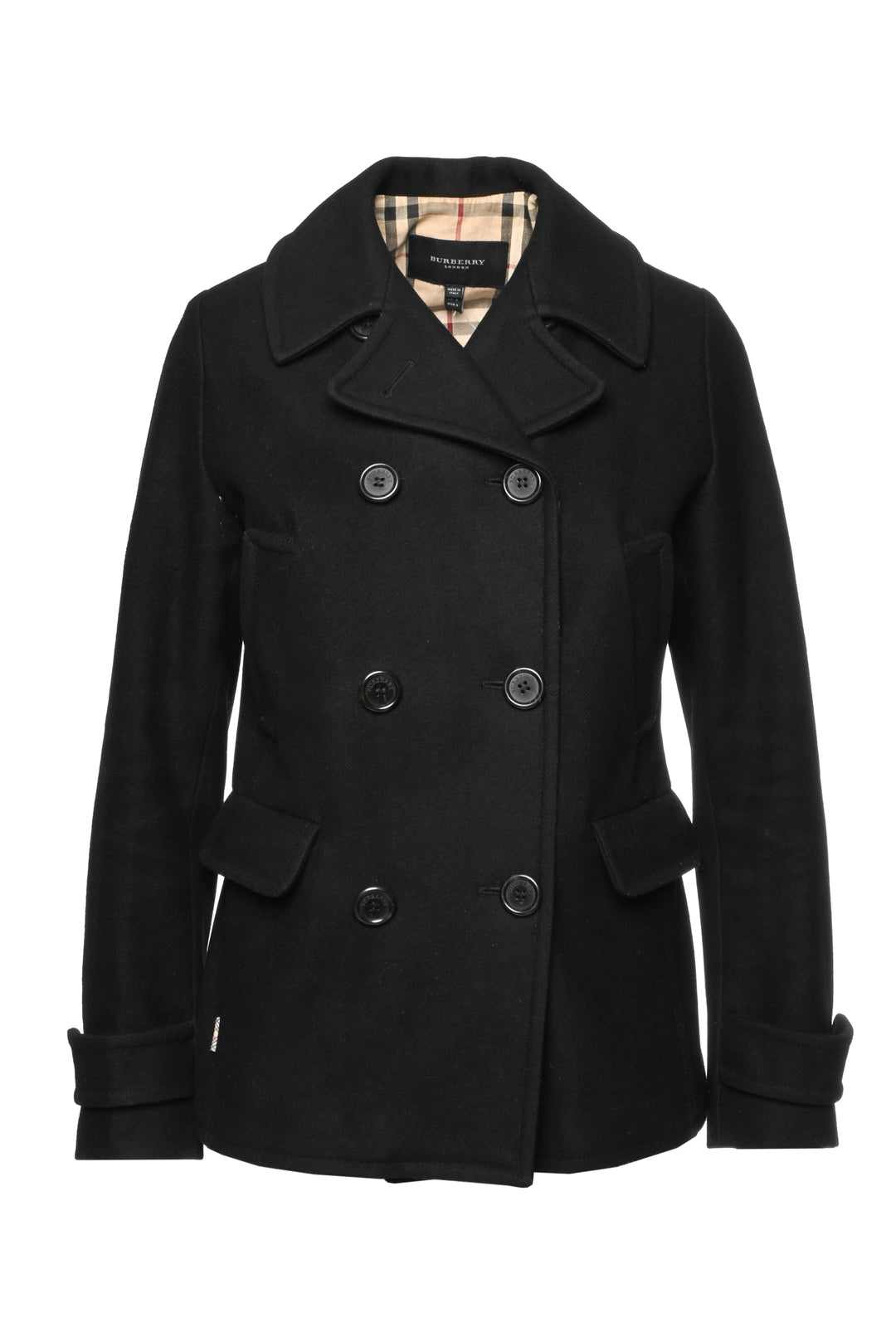 Burberry London Size 6 Double Breasted Jacket