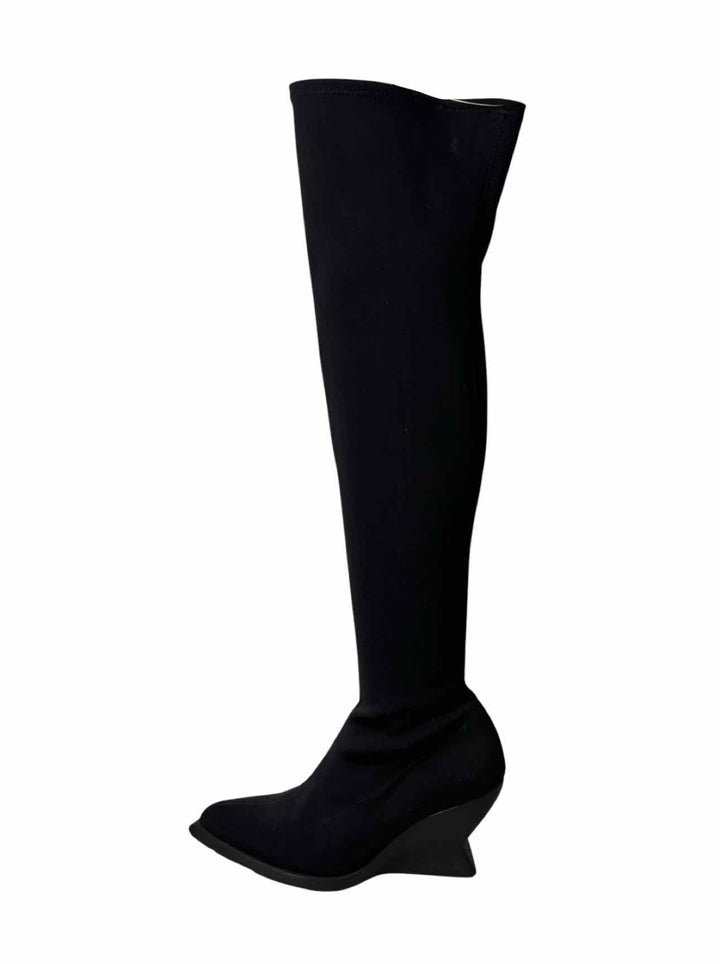 John Fluevog Size 9 Munchies Tall Fabric Boots