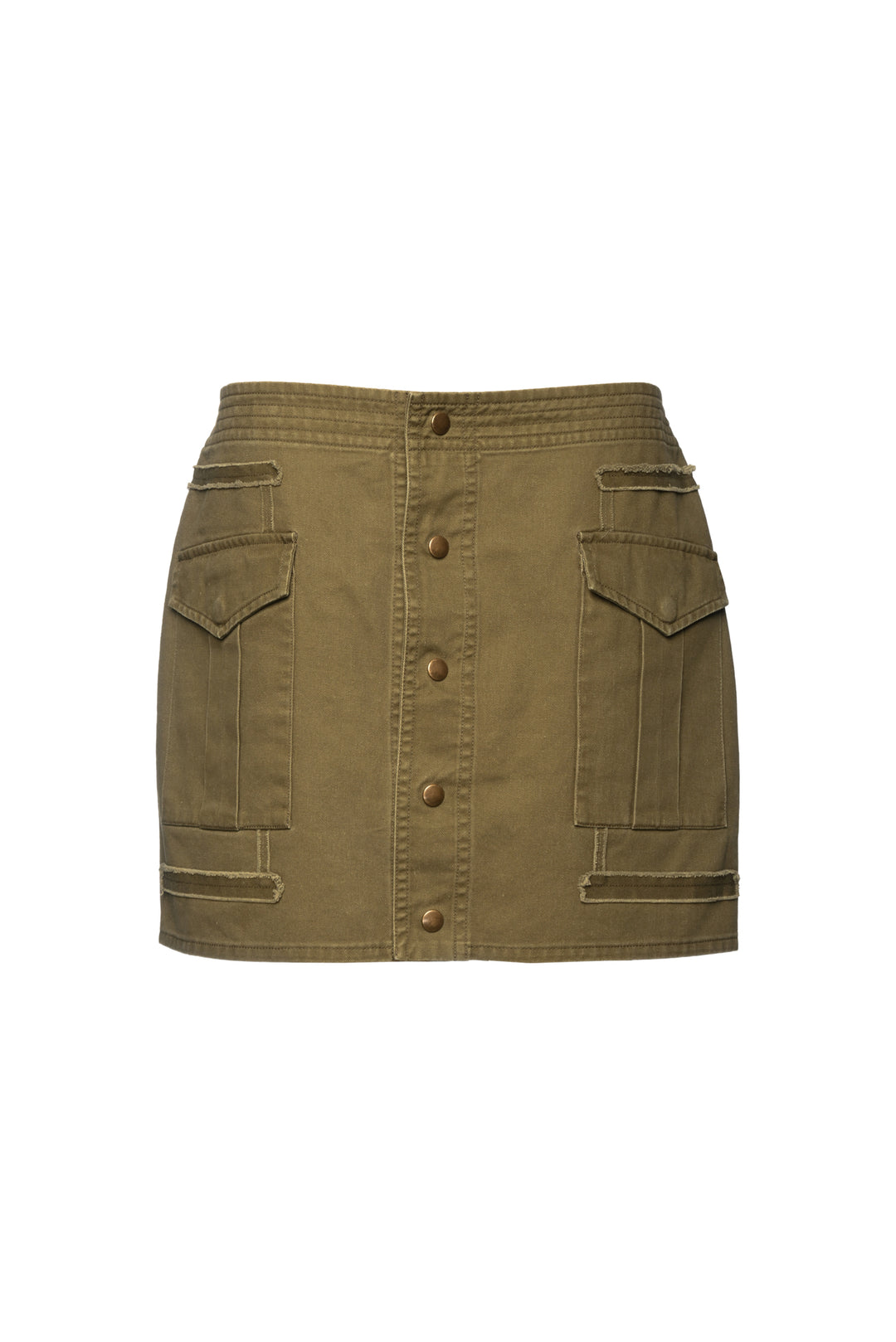 Saint Laurent Size 8 2018 Cargo Mini Skirt