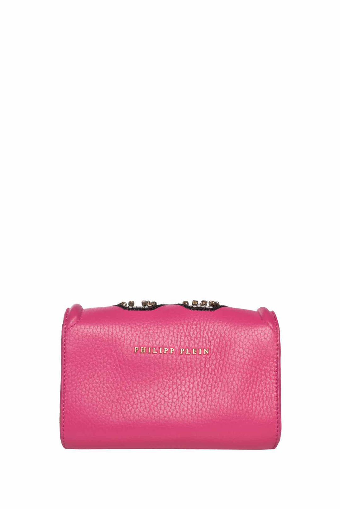 Philipp Plein Crystal Embellished Heart Crossbody