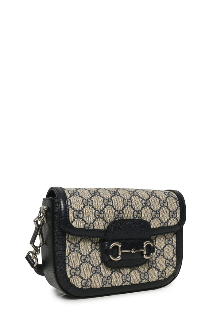 Gucci GG Supreme Horsebit 1955 Small Shoulder Bag