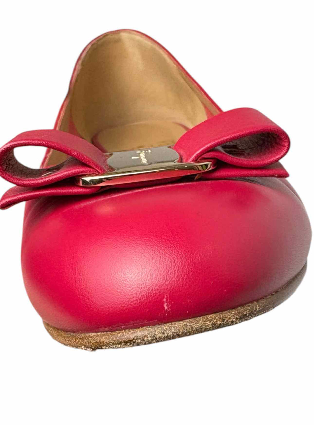 Ferragamo Size 8 Vara Leather Pumps