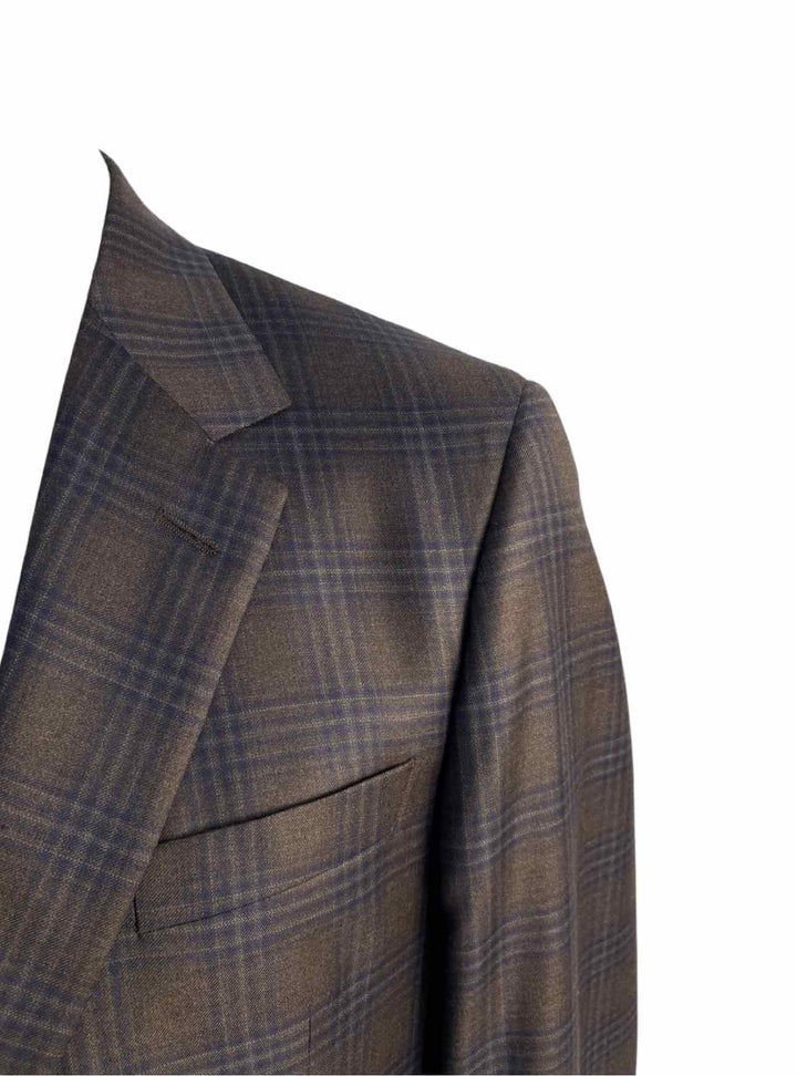 Coppley Size 42 Men's Wool Plaid Blazer