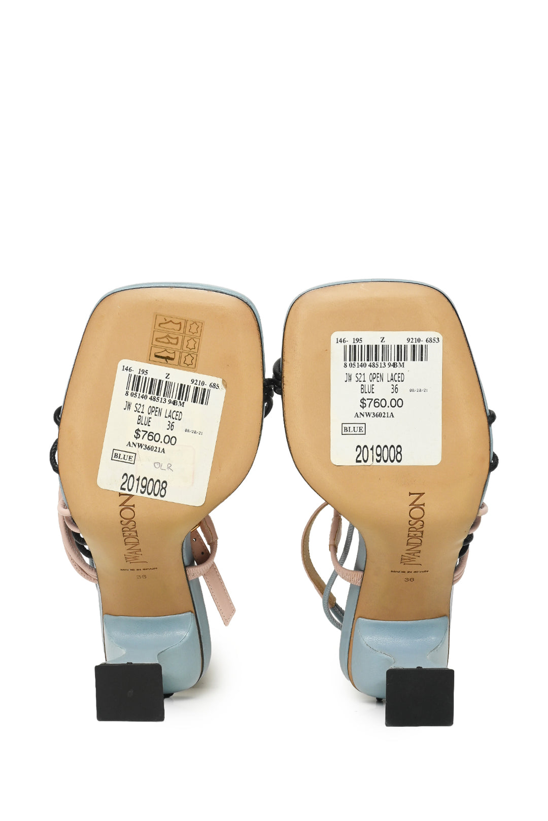 JW Anderson Size 36 Strappy Leather Sandals