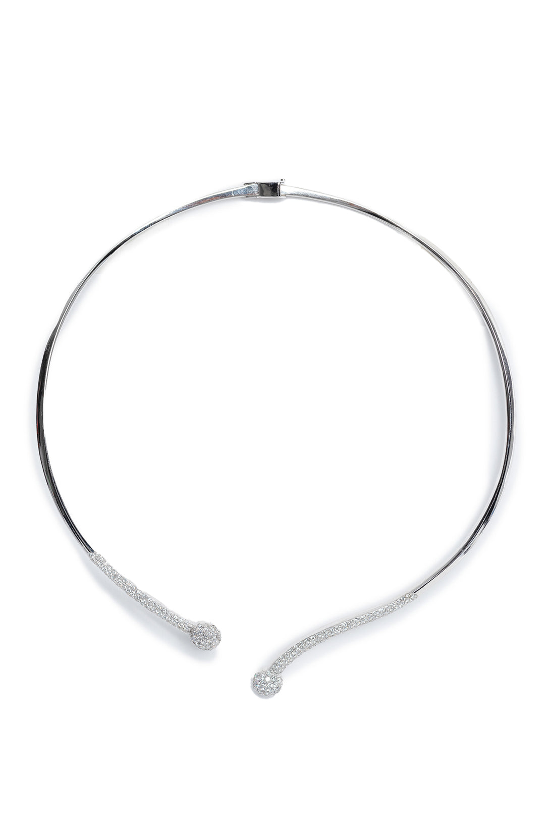 White Gold & Pave Diamond Choker