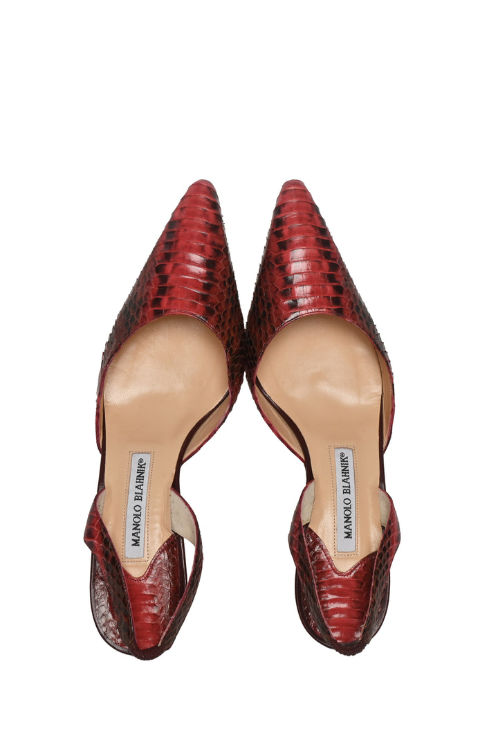 Manolo Blahnik Size 39 Slingback Pumps