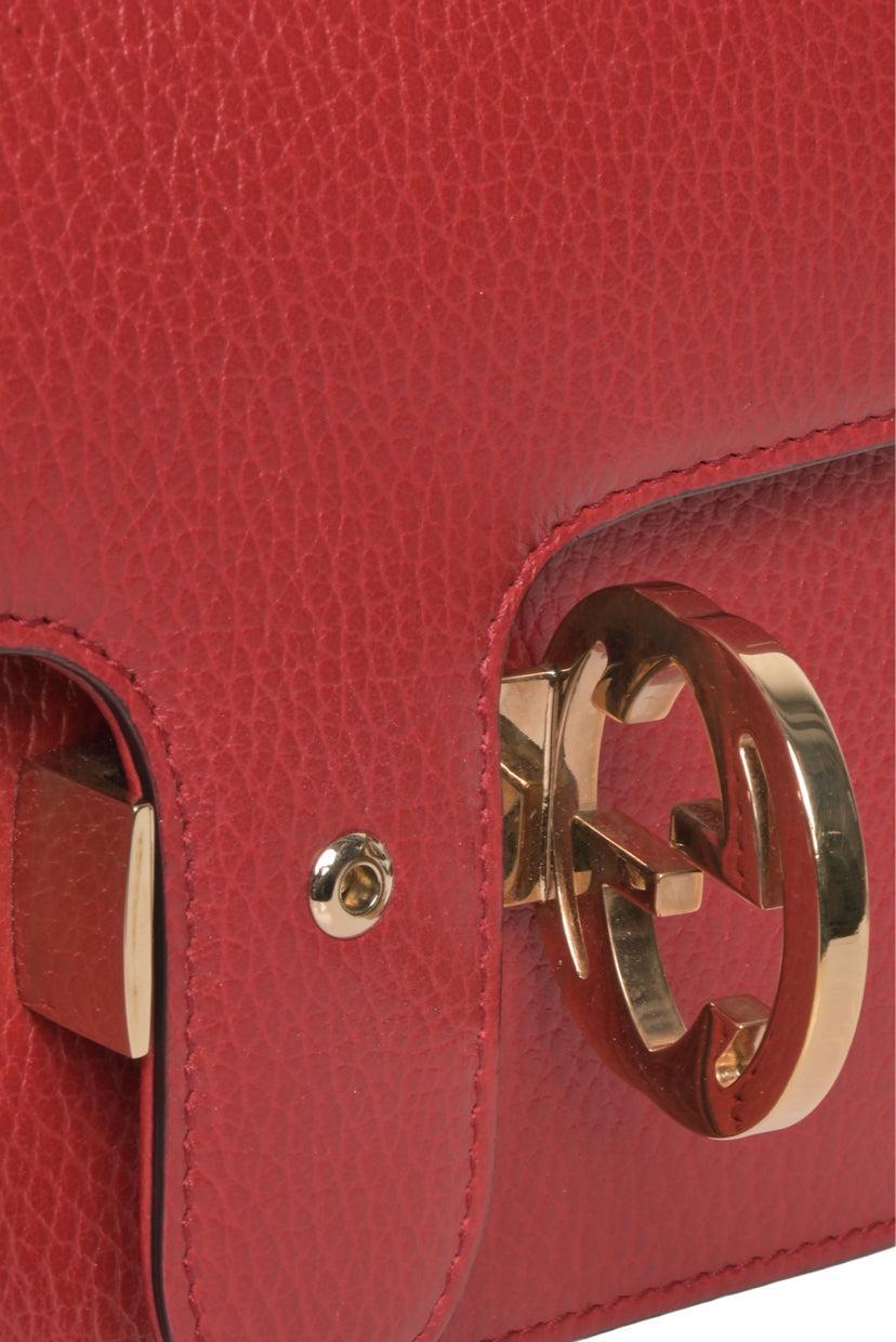 Gucci Small Dollar Calfskin Interlocking G Crossbody