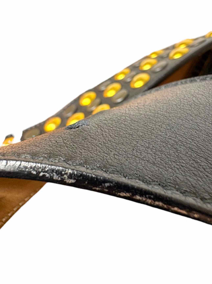 Gucci Size 38 Studded Leather Belt