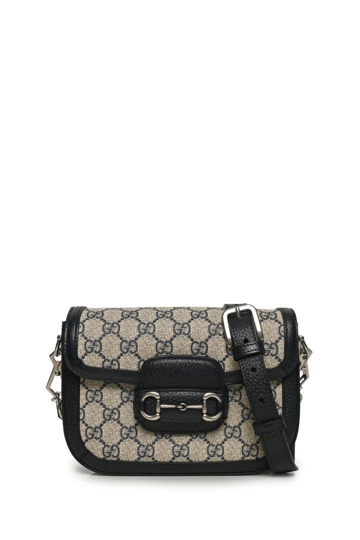 Gucci GG Supreme Horsebit 1955 Small Shoulder Bag