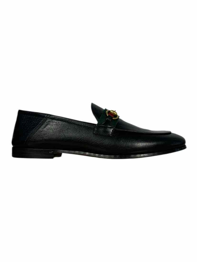 Gucci Size 37.5 Leather Loafers