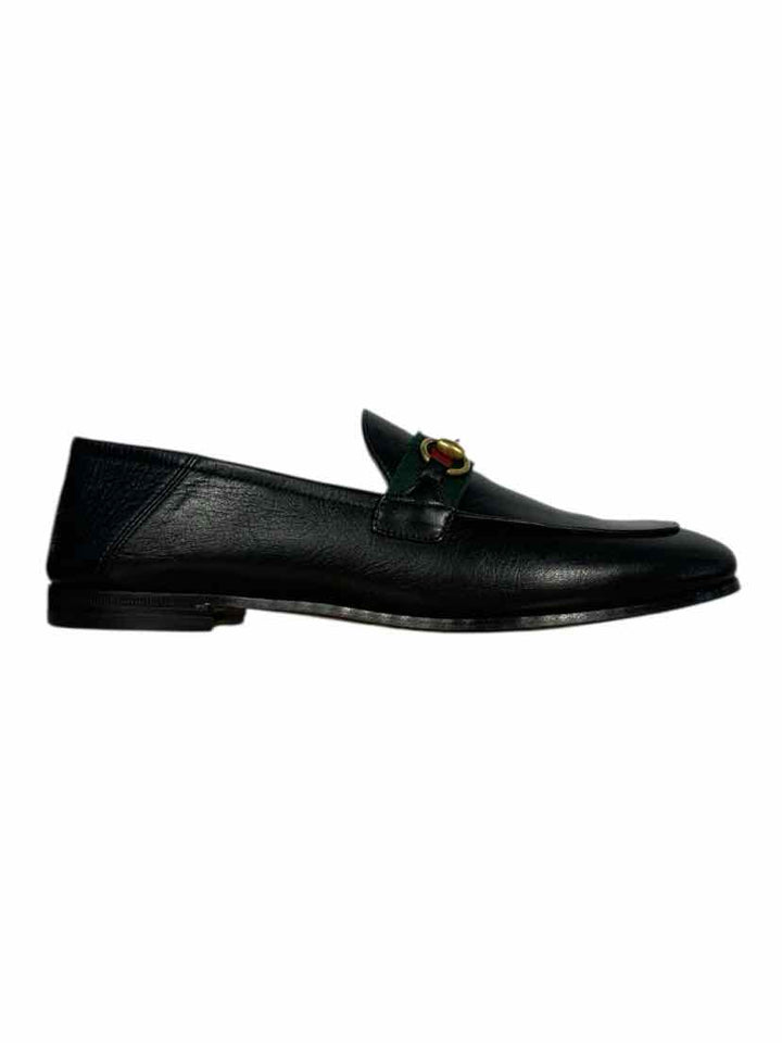 Gucci Size 37.5 Leather Loafers