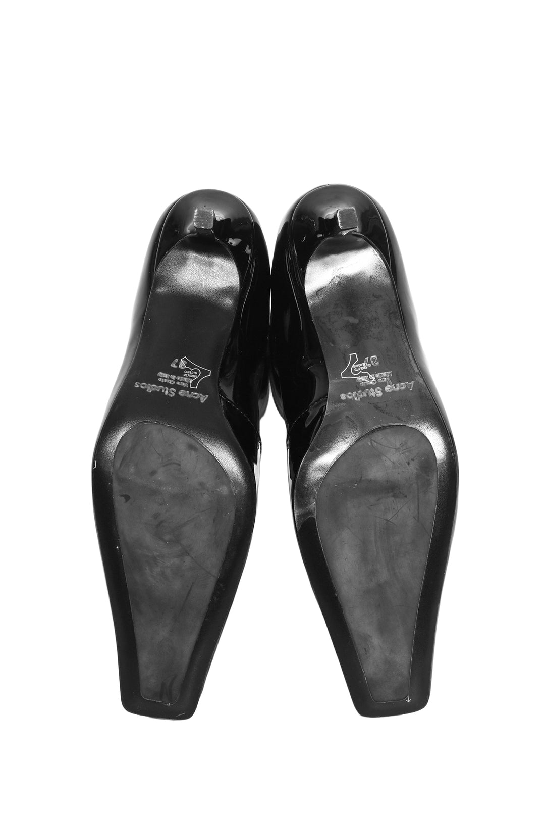 Acne Studios Size 37 Patent Leather Knee High Boots