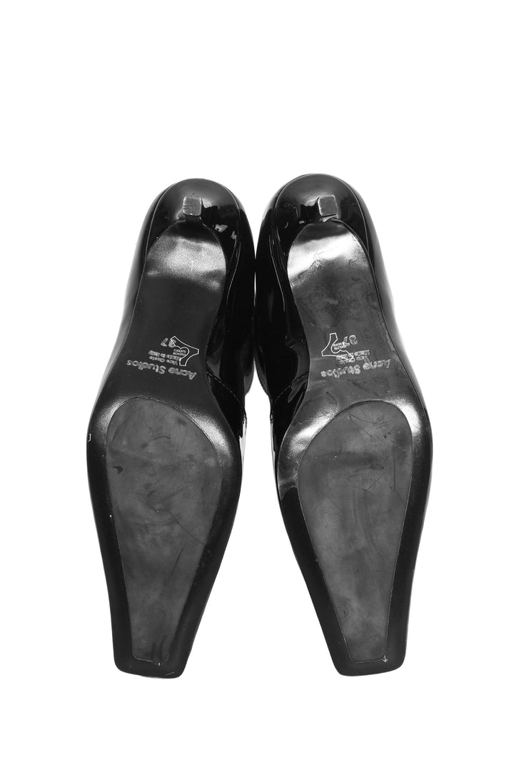 Acne Studios Size 37 Patent Leather Knee High Boots
