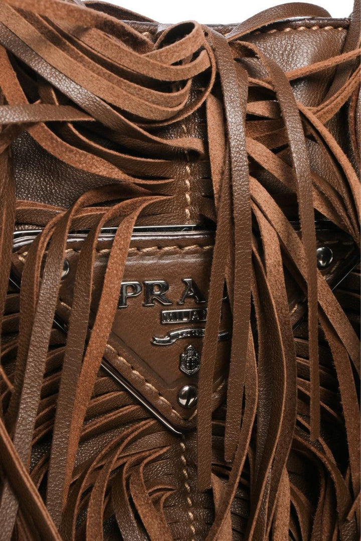 Prada Nappa Fringe Tote