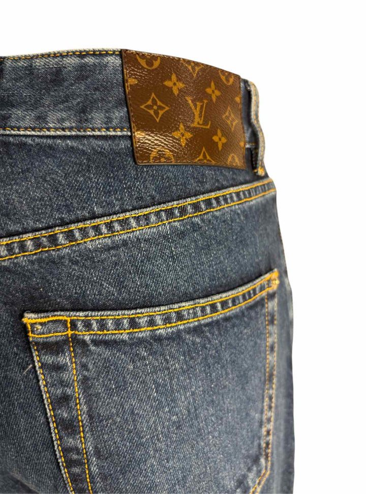 Louis Vuitton Size 36 Frayed Denim Jeans