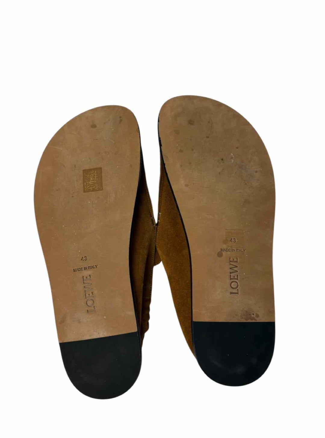 Loewe Size 43 Men's Flex Suede  Shoes