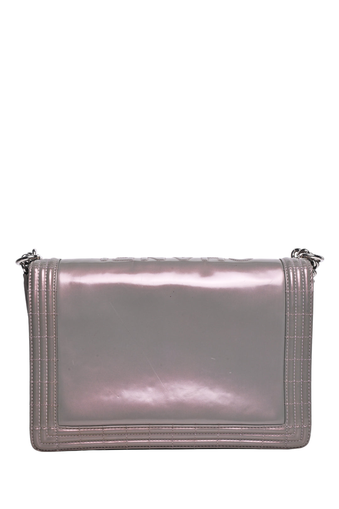 Chanel 2012 Large Iridescent Reverso Boy Shoulder Bag