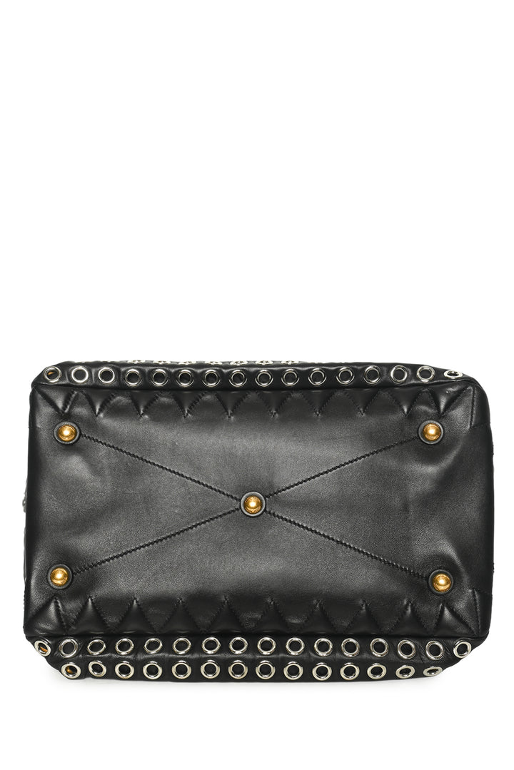 Miu Miu Grommet Biker Tote