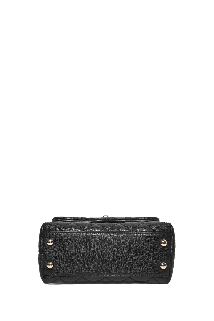 Chanel 2020 Mini Top Handle Flap Shoulder Bag