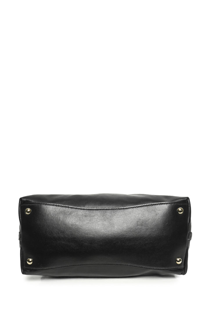 Prada Soft Leather Side Zip Tote
