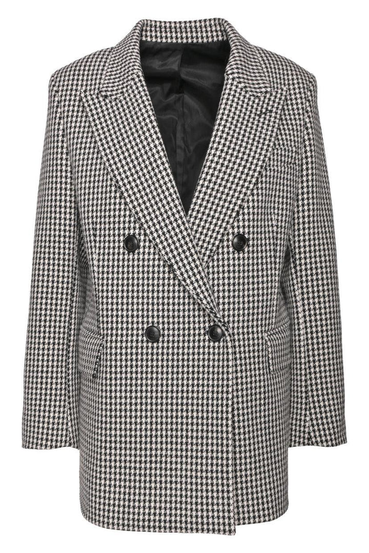 Ami Alexandre Mattiussi Size 36 Houndstooth Double Breasted Blazer