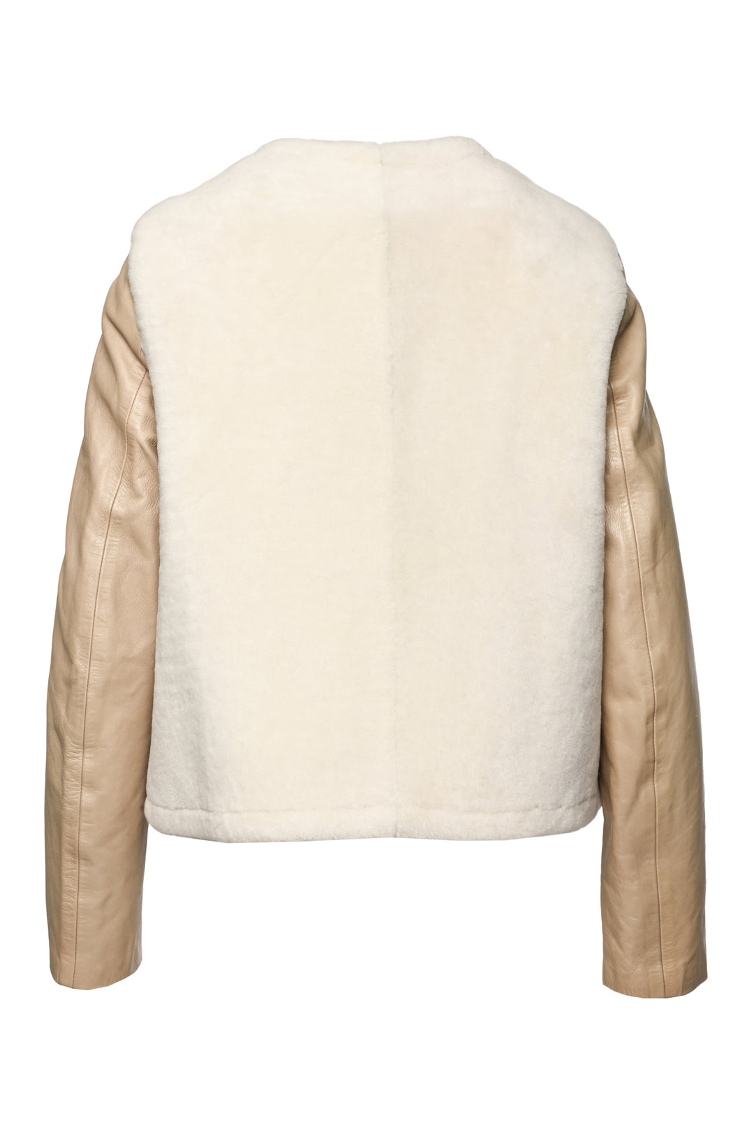 3.1 Phillip Lim Size 6 Shearling Swing Letterman Jacket