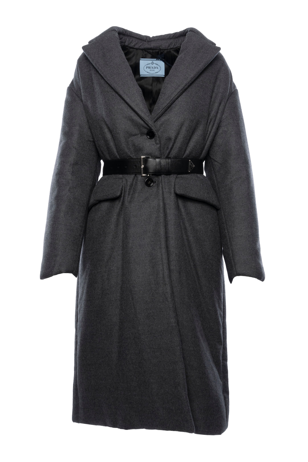 Prada Size 38 Wool-Cashmere Padded Coat